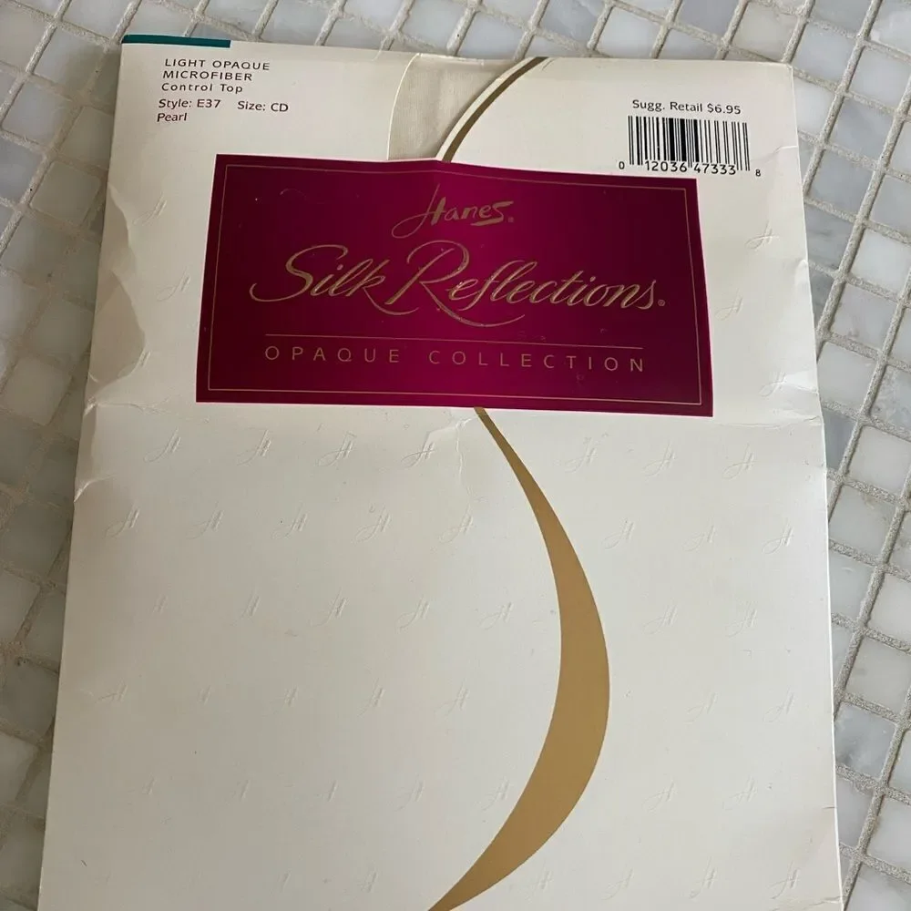 Hanes Silk Reflections Light Opaque Microfiber Control Top CD NWT